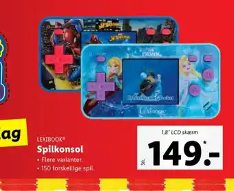 Lexibook spillekonsol