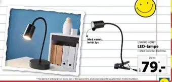 Lidl Livarno bordlampe tilbud