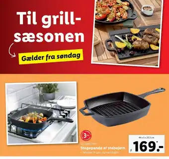 Lidl Grillmeister stegepande tilbud
