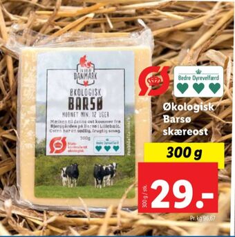 Lidl En bid af danmark skæreost barsø tilbud