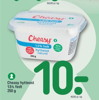 Cheasy hytteost naturel 1,5%