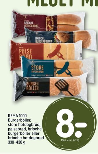 REMA 1000 Rema 1000 burgerboller tilbud