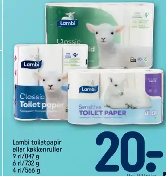 REMA 1000 Classic toiletpapir tilbud