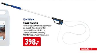jem & fix Nilfisk tagrenser tilbud