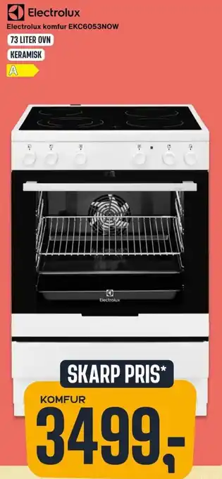 Skousen Electrolux Komfur EKC6053NOW 73 Liter OVN tilbud