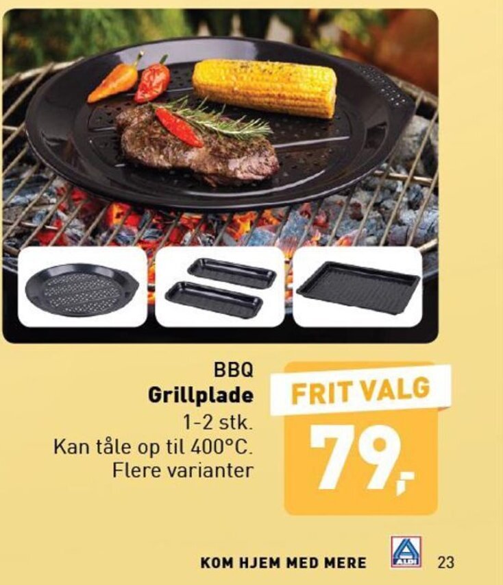 BBQ Grillplade tilbud hos ALDI