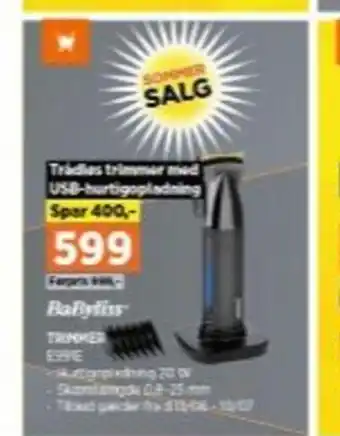 Power Babyliss Trimmer tilbud