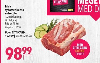 Citti Frisk sydamerikansk entrecote tilbud