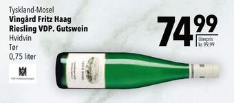 Citti Vingård Fritz Haag Riesling VDP. Gutswein tilbud