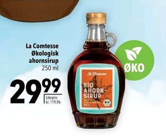 Citti La Comtesse Økologisk ahornsirup tilbud
