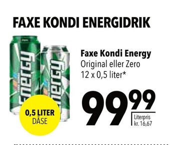 Citti Faxe Kondi Energy tilbud