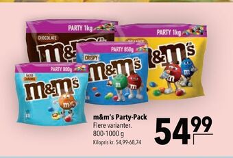 Citti m&m's Party-Pack tilbud