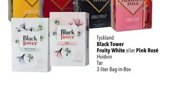 Citti Black Tower Fruity White Pink Rosé tilbud