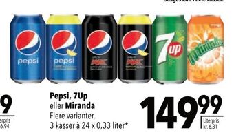 Citti Pepsi, 7Up eller Miranda tilbud