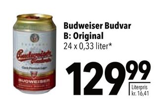 Citti Budweiser Budvar B: Original tilbud
