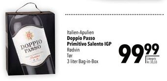 Citti Doppio Passo Primitivo Salento IGP tilbud