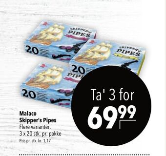Citti Malaco Skipper's Pipes tilbud