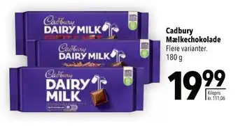 Cadbury Mælkechokolade