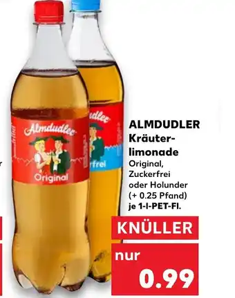 Kaufland Almdudler Kräuter Limonade tilbud