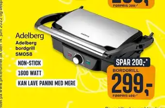 Skousen Adelberg Bordgrill tilbud