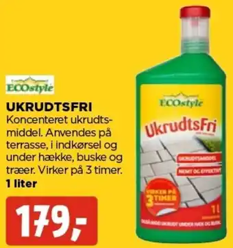 jem & fix EcoStyle Ukrudtsfri 1 Liter tilbud
