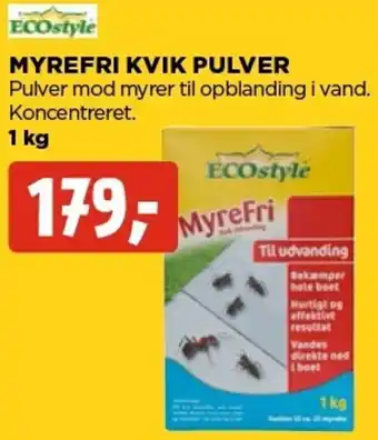 jem & fix EcoStyle Myrefri Kvic Pulver tilbud