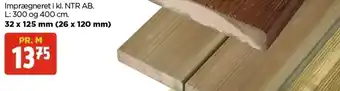 jem & fix Imprægneret Kl.NTR AB. 32x125mm (26x120mm) tilbud
