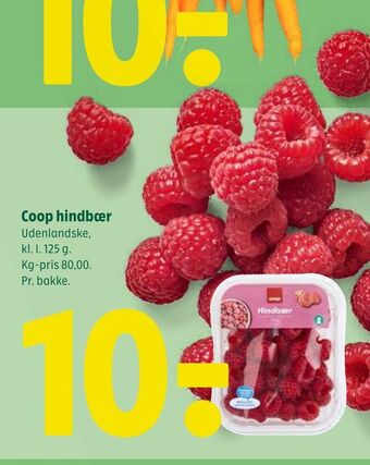 Coop 365 Coop hindbær tilbud