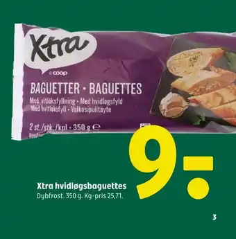 Coop 365 Xtra hvidløgsbaguettes tilbud