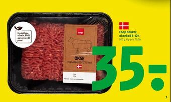 Coop 365 Coop hakket oksekød 8-12% tilbud