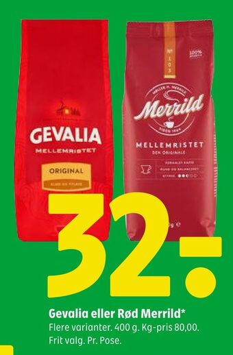 Coop 365 Gevalia eller Rød Merrild tilbud