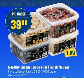 Otto Duborg Nordthy Luksus Fudge eller Fransk Nougat tilbud