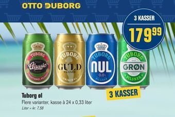 Otto Duborg Tuborg øl tilbud