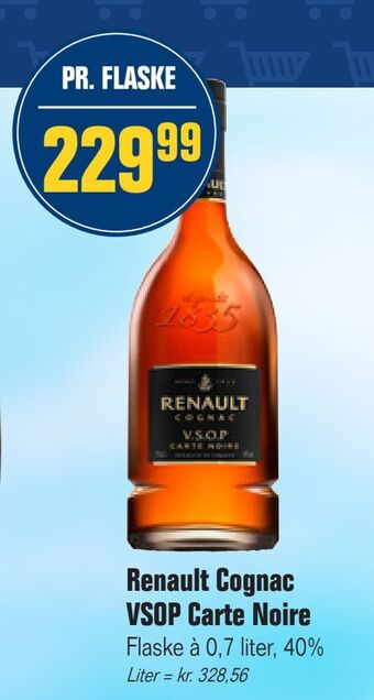 Otto Duborg Renault Cognac VSOP Carte Noire tilbud
