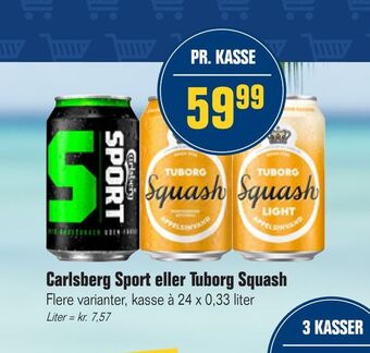 Otto Duborg Carlsberg Sport eller Tuborg Squash tilbud