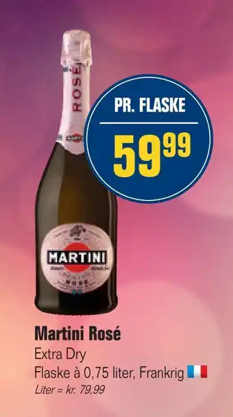 Otto Duborg Martini Rosé tilbud
