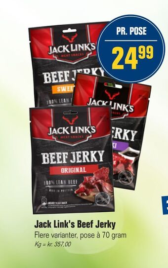 Otto Duborg Jack Link's Beef Jerky tilbud