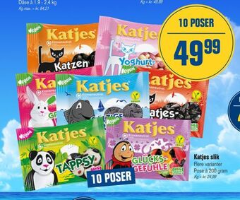 Otto Duborg Katjes slik tilbud
