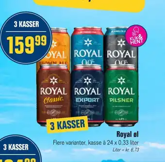 Otto Duborg Royal øl tilbud