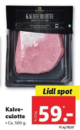 Lidl Kalveculotte tilbud