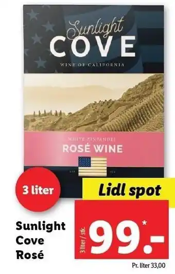 Lidl Sunlight Cove Rosé tilbud