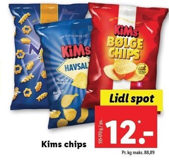 Lidl Kims chips tilbud