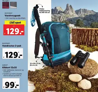 Lidl Vandreudstyr tilbud