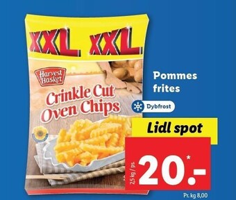 Lidl Pommes frites tilbud