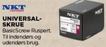 jem & fix NKT Universal Skrue BasicScrew Ruspert 350Stk tilbud
