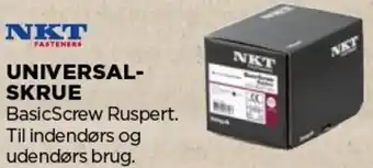 jem & fix NKT Universal Skrue BasicScrew Ruspert 250Stk tilbud