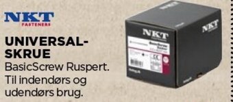 jem & fix NKT Universal Skrue BasicScrew Ruspert 200Stk tilbud