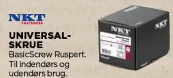jem & fix NKT Universal Skrue BasicScrew Ruspert 400Stk tilbud