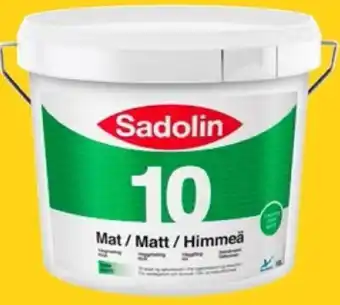 jem & fix Vægmaling Mat Sadolin tilbud