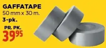 jem & fix Gaffatape 50mmx30m 3-Pk tilbud